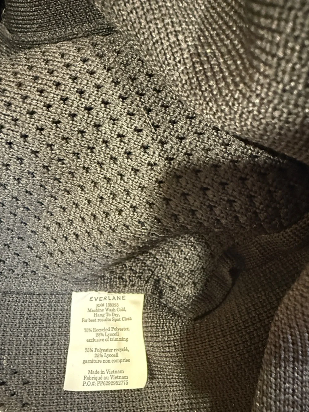 EVERLANE The Do-it-all Tote Black Mesh Shoulder Messenger Bag Tote - Picture 11 of 14